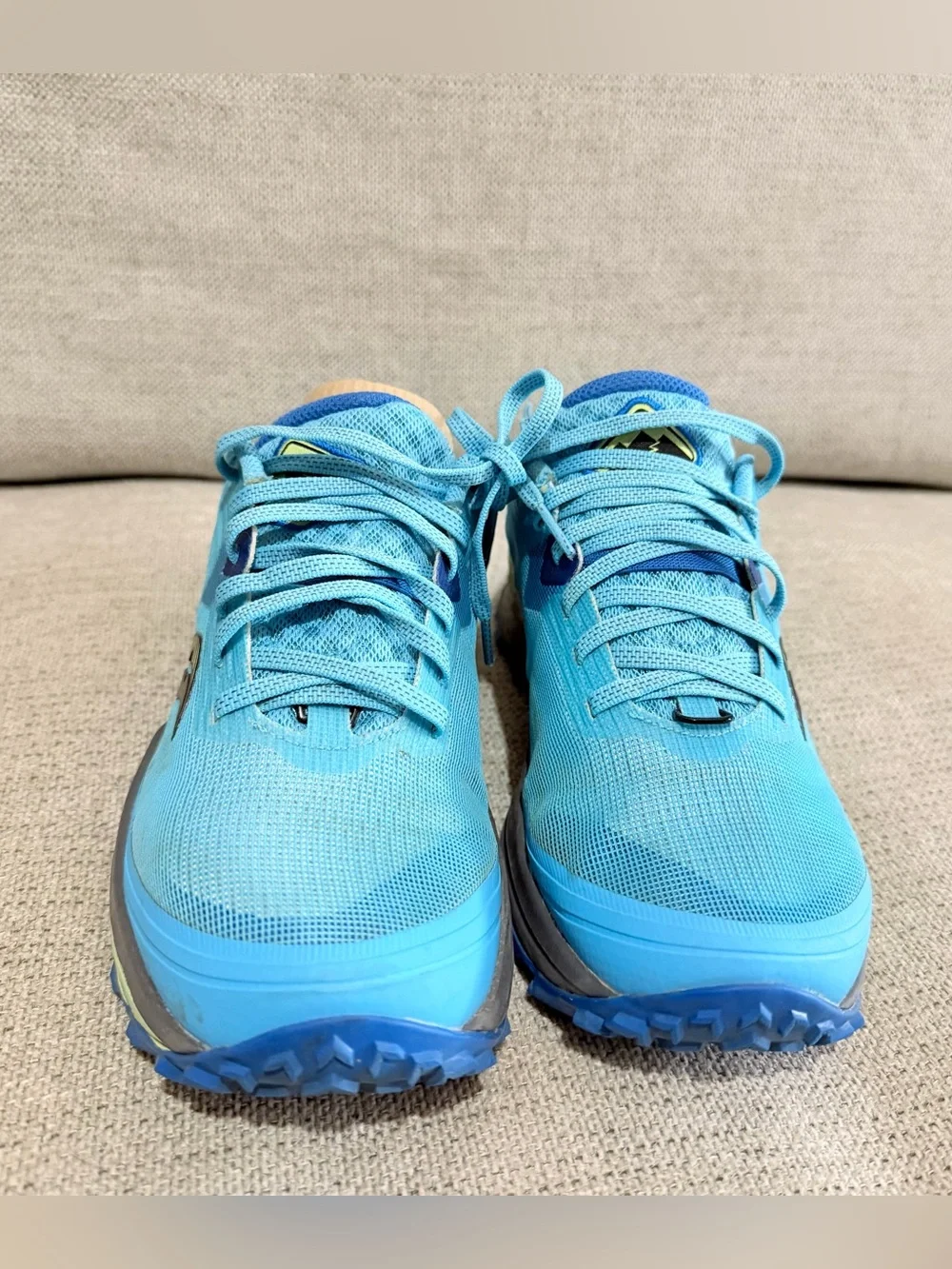 Saucony Kids Light Blue & Lime Trail Sneakers
